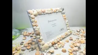 DIYDECOR FRAMES for PHOTO SHELLSCrafts from shellsphoto Frame with your own hands