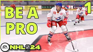 Die Reise beginnt! NHL 24 Be a Pro #1 (Deutsch)