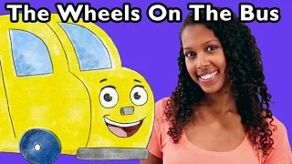 The Wheels on the Bus | Nursery Rhyme Collection from Mother Goose Club!