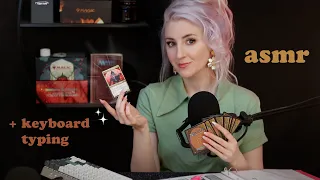 ASMR Relaxing Customer Service ✨ Keyboard Typing + MtG Cards (soft spoken)