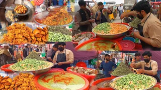 Pakora recipe in Jalalabad Afghanistan | Street food in Ramadan | Achar Muraba | Chatni | Kachalan