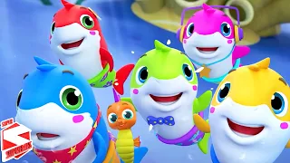 Five Little Sharks + More Nursery Rhymes And Children Songs