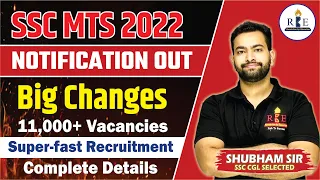 SSC MTS-2023 2022 notification out| Big changes🔥| Superfast Recruitment| Complete Details