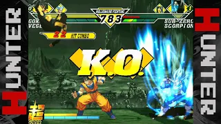 Mugen - Goku & Vegeta Vs Scorpion MK1 & Sub-Zero MK1