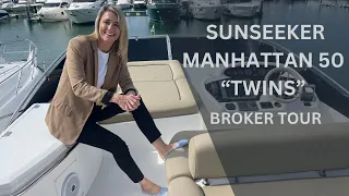 Sunseeker Manhattan 50 “TWINS” - Full Virtual Tour