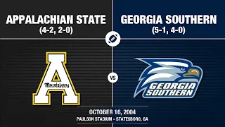 2004 Week 7 - Appalachian State at Georgia Southern