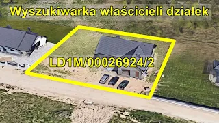 Wyszukiwanie właścicieli działek