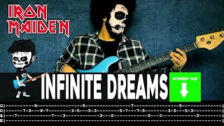 【IRON MAIDEN】[ Infinite Dreams ] cover by Cesar | LESSON | BASS TAB