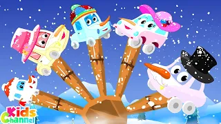 Snowman Finger Family | Christmas Song for Children | X'mas Carols by Kids Channel