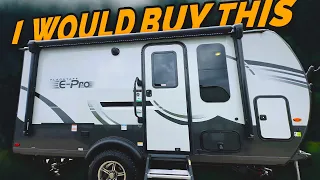 THE BEST travel trailer RV under 20FT? 2024 Forest River Flagstaff E-Pro E15FBS