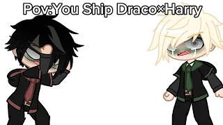 Pov:You Ship Draco×Harry || HP || Gacha Club || Requested By : @Mia4everr__ ||