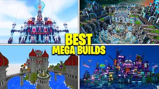 5 BEST Minecraft MEGA BUILDS Ever Built! (BEST Mega Bases)