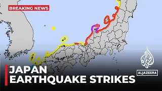 Magnitude 7.4 earthquake strikes Japan, tsunami warning issued