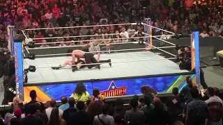 Seth Rollins vs Brock Lesnar WWE SummerSlam 2019 Live crowd