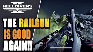 The Railgun BUFF is here! | Helldivers 2