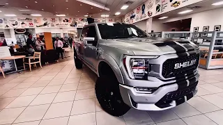 Ever wonder how they get those trucks into the Dealer Showroom? Here’s a Shelby Raptor. #peoriaford