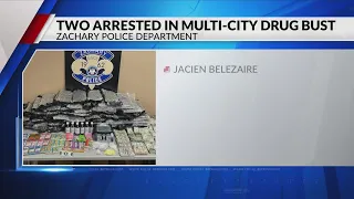 Two arrested after multi-city drug bust in East Baton Rouge Parish