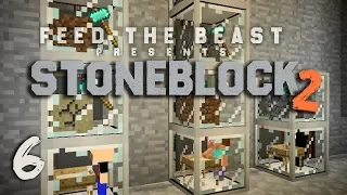 StoneBlock 2 Modpack Ep. 6 Automatic Sieve Setup + Item Sorting