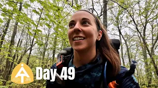 Day 49 | Can I Beat the Rain? 🌧️ | Appalachian Trail 2024