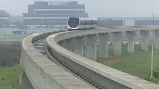 China unveils new embedded medium-low speed maglev system