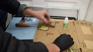 Wood Turning: Sanding and Gluing Brass Tube into Pen Blanks Lesson 7