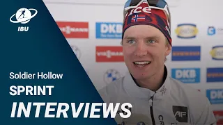 World Cup 23/24 Soldier Hollow: Men Sprint Interviews