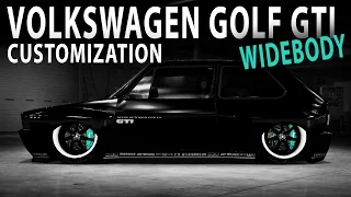 Midnight Club LA - Volkswagen GOLF GTI 1983 WIDEBODY (Customization)