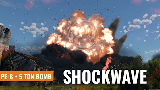 Shockwave Of A 5 Ton Bomb In War Thunder Is Nice