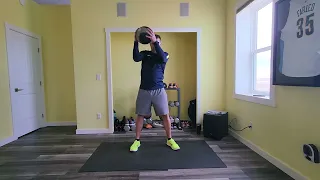 10 minute Advanced medicine ball workout