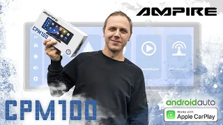 Neuvorstellung: Ampire CPM100 Apple Carplay Monitor mit Dashcam und Rückfahrkamera