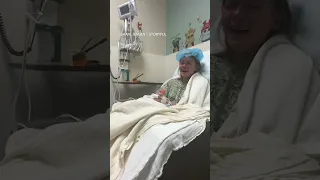 Woman goes viral over hilarious reaction under anesthesia for surgery #viralvideo #funny  #news