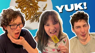*EXTREME TASTE TEST* Scorpion Lollypop/Crickets and Worms!