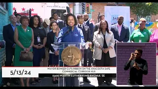 Mayor Bowser Opens Safe Commercial Corridor Hub in Anacostia, 5/13/24