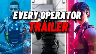 Every Operator Trailer Cinematic (2015-2023) - Tom Clancy’s Rainbow Six Siege