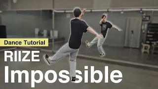[Tutorial] RIIZE 라이즈 'Impossible'｜Mirrored｜Explanation｜English Count｜Step by step｜Choreography