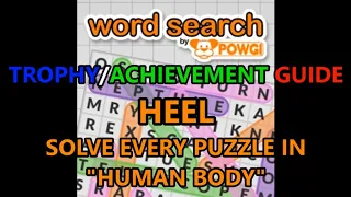 Word Search by POWGI: Heel Trophy Guide