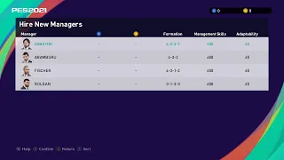 eFootball PES 2021 PC/Перший запуск My Club 1