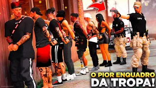 GTA V: VIDA DO CRIME | QUE HUMILHAÇÃO!! OLHA OQUE FIZERAM COM A JUJU NESSE ENQUADRO POLICIAL!😡| #53