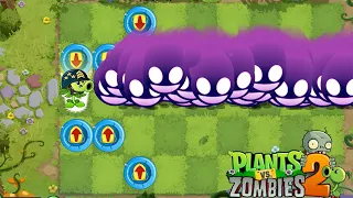 PvZ 2 Fusion - Mega Gatling Pea Using Projectile From Other Plant - Plants Vs Zombies 2 9.8.1