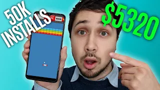 How Much Money my Mobile Game Makes (50k Installs)