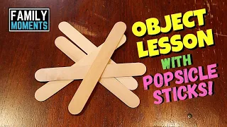 POPSICLE STICK OBJECT LESSON   Breaking the Chains - Psalm 107:14