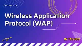 WAP|| Wireless Application Protocol || Mobile Computing #WAP