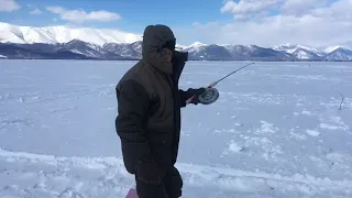 Сегодня погода рыбачить нам не дала.