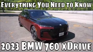 2023 BMW 760i xDrive Review & POV Drive