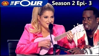 Meghan Trainor Plays Ukulele and sings All About That Bass The Four Season 2 Ep. 3 S2E3