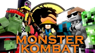 Monster School : MORTAL KOMBAT CHALLENGE - Minecraft Animation