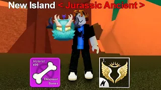 A NOVA ATUALIZAÇÃO DO BLOX FRUITS COM ILHA JURASSICA, DRAGON REWORK E O CELESTIAL ART!