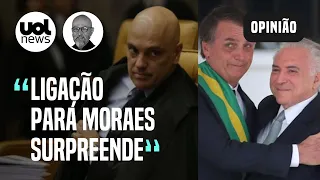 'Ligação de Bolsonaro para Alexandre de Moraes é espantosa' | Josias de Souza