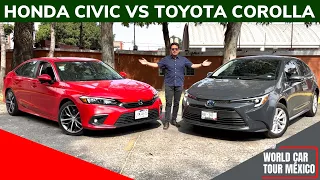 Honda Civic VS Toyota Corolla HEV - Duelo de Autos