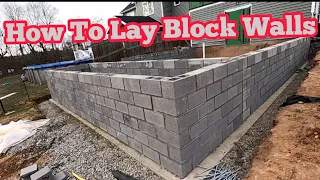 How To Lay Block Walls